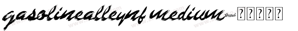 GasolineAlleyNF Medium字体转换